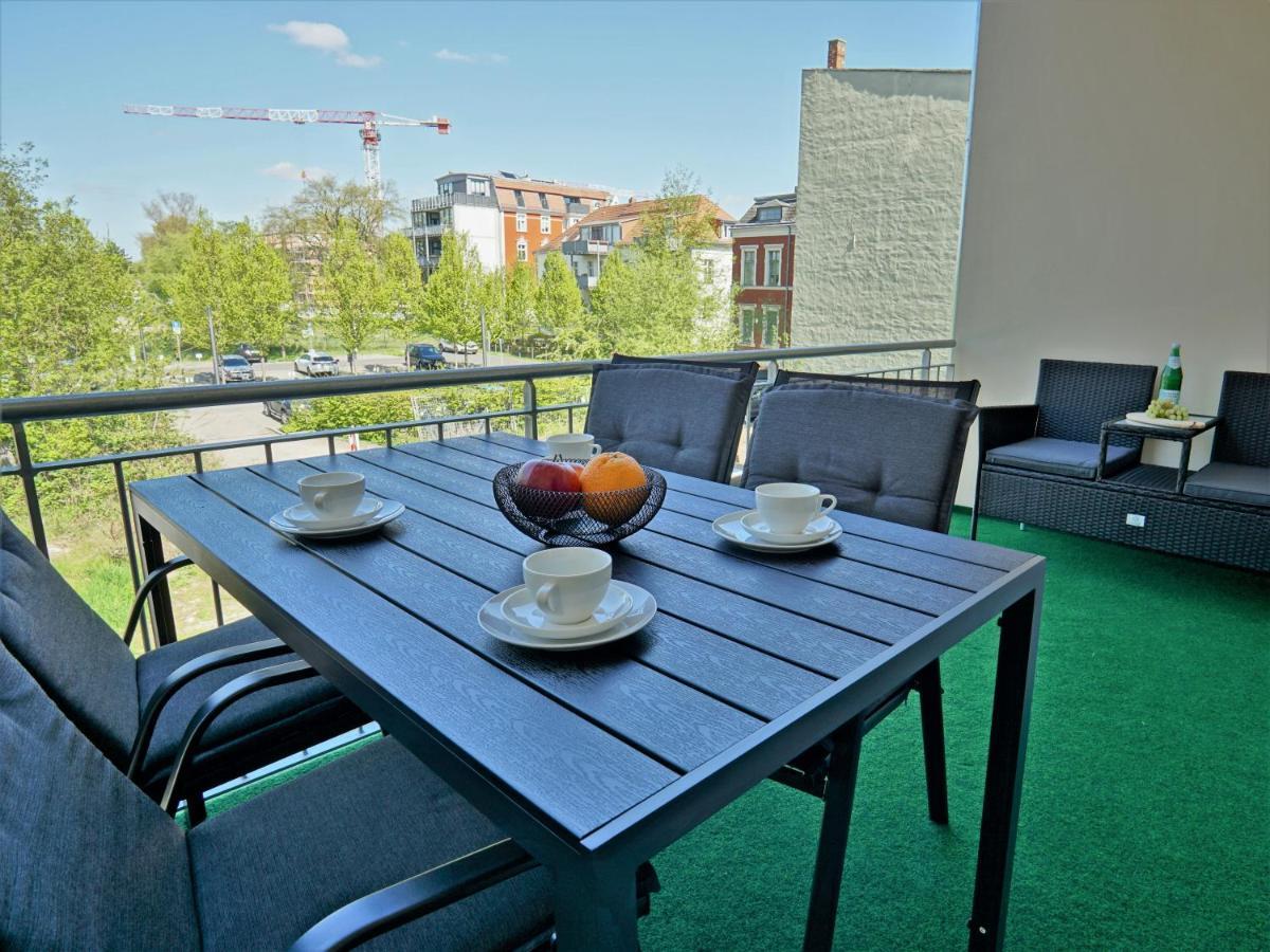 "Hogulu" Brandenburg, Balkon, Neustadt, Kueche, Wassernaehe - Parkplatz Inklusive Apartment Brandenburg  Exterior photo